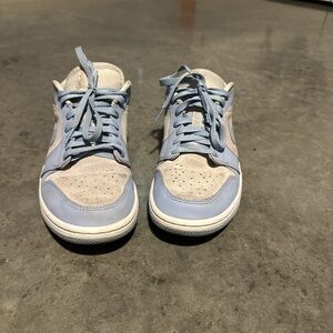 Light Blue Air Jordan 1s Low